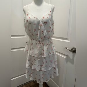 White floral sundress
